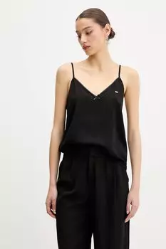 Блузка Tommy Jeans, черный