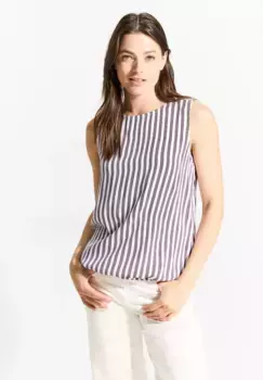 Блузка-топ Cecil с круглым вырезом, красный