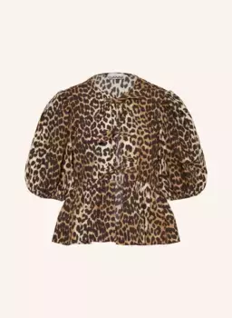 Блузка топ Ganni, черный