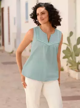 Блузка-топ Inspirations Inspirationen, мятный