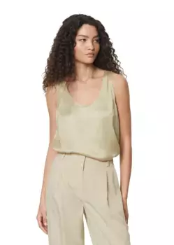 Блузка-топ Marc O'Polo "из LENZING ECOVERO", бежевый