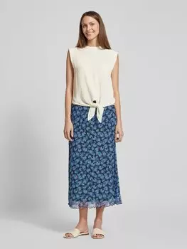 Блузка-топ прямого кроя с узлом, модель «IDEALE» Marella, кремовый