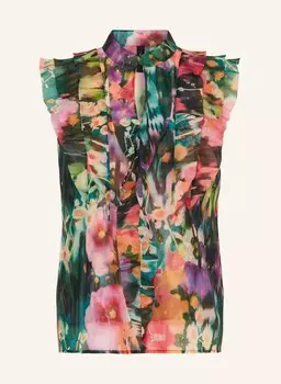 Блузка-топ с воланами MARC CAIN, цвет 558 deep moss