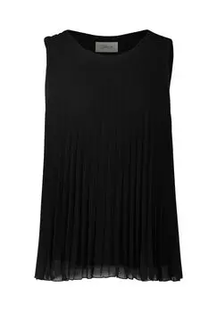 Блузка-топ со складками CARTOON, черный