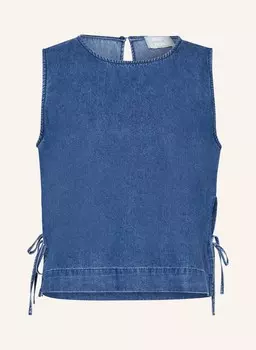 Блузка-Топ Светлана в джинсовом образе Neo Noir, синий