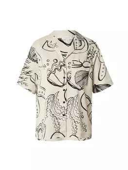 Блузка TOPSHOP, экрю