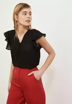 Блузка Trendyol, черный