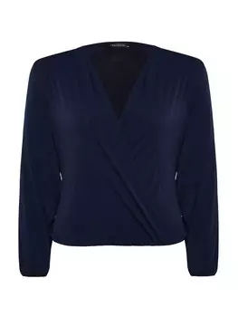 Блузка Trendyol Curve, морской синий