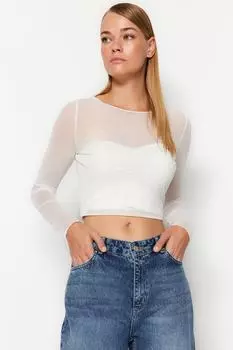 Блузка TRENDYOLMLLA, экру