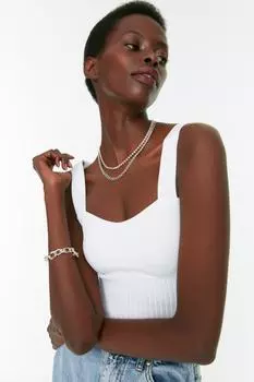 Блузка TRENDYOLMLLA, экру