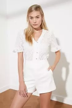 Блузка TRENDYOLMLLA, экру