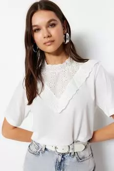 Блузка TRENDYOLMLLA, белый