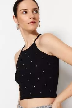 Блузка TRENDYOLMLLA, черный