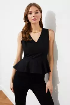 Блузка TRENDYOLMLLA, черный