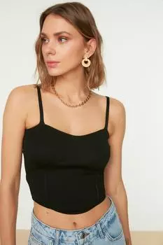 Блузка TRENDYOLMLLA, черный