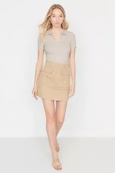 Блузка TRENDYOLMLLA, кремовый