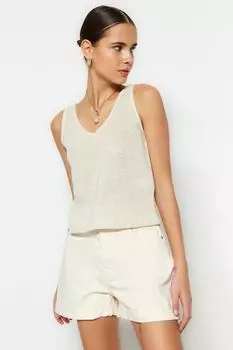 Блузка TRENDYOLMLLA, кремовый