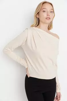 Блузка TRENDYOLMLLA, кремовый