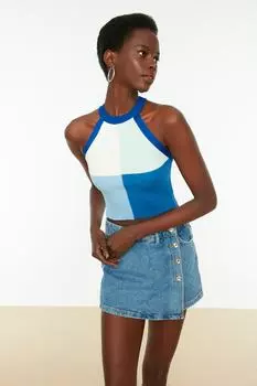 Блузка TRENDYOLMLLA, синий