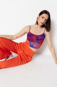 Блузка TRENDYOLMLLA, синий