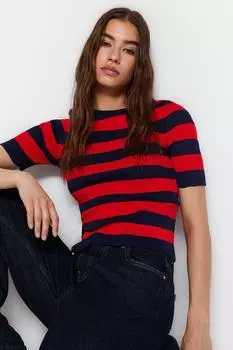 Блузка TRENDYOLMLLA, темно-синий