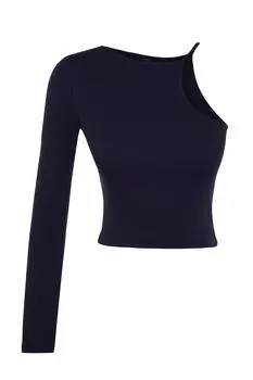 Блузка TRENDYOLMLLA, темно-синий