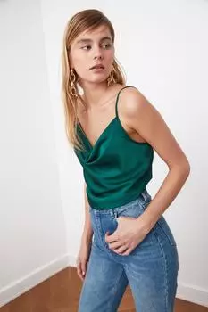 Блузка TRENDYOLMLLA, зеленый