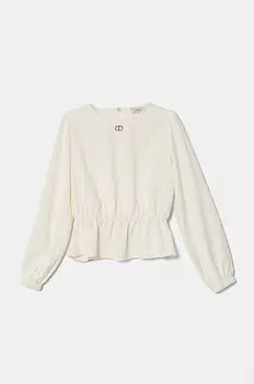 Блузка Twinset для детей, бежевый