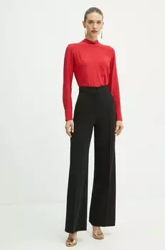 Блузка Twinset из смесового шелка, красный