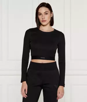 Блузка укороченная Calvin Klein Underwear, черный