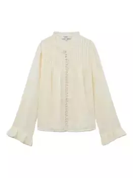 Блузка, украшенная жемчугом Sea, белый