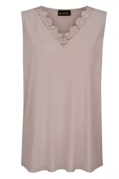 Блузка Ulla Popken, бежевый