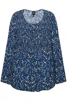 Блузка Ulla Popken Blouse, синий