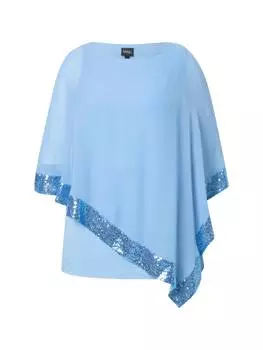 Блузка Ulla Popken, цвет lichtblau