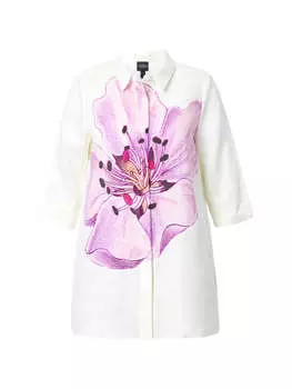 Блузка Ulla Popken, цвет mauve