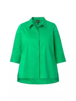 Блузка Ulla Popken, цвет naturgrn