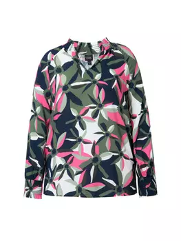 Блузка Ulla Popken, цвет olivgrn