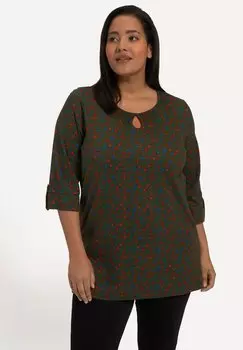 Блузка Ulla Popken, оливковый