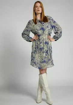 Блузка Ulla Popken, синий/фиолетовый