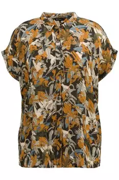 Блузка Ulla Popken, смешанные цвета