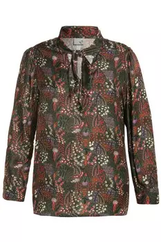 Блузка Ulla Popken, смешанные цвета