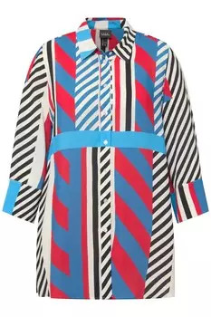 Блузка Ulla Popken, смешанные цвета