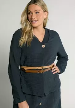 Блузка Ulla Popken, темно-синий