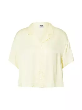 Блузка Urban Classics, цвет Pastel yellow