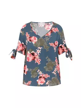 Блузка Usha, цвет dark green multicolor