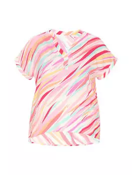 Блузка Usha, цвет multicolor pink