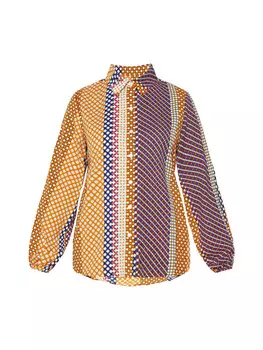Блузка Usha, цвет multicolour brown