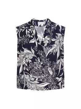 Блузка Usha, цвет navy offwhite