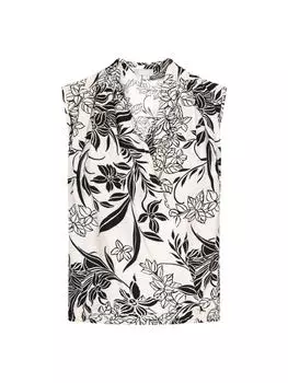 Блузка Usha, цвет offwhite black