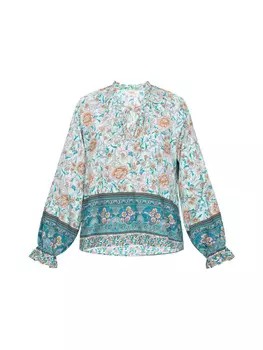 Блузка usha FESTIVAL, цвет aqua multicolor